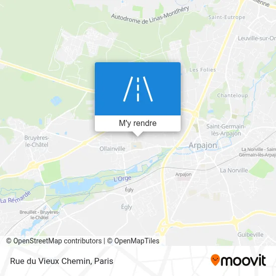 Rue du Vieux Chemin plan