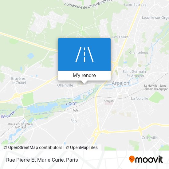 Rue Pierre Et Marie Curie plan
