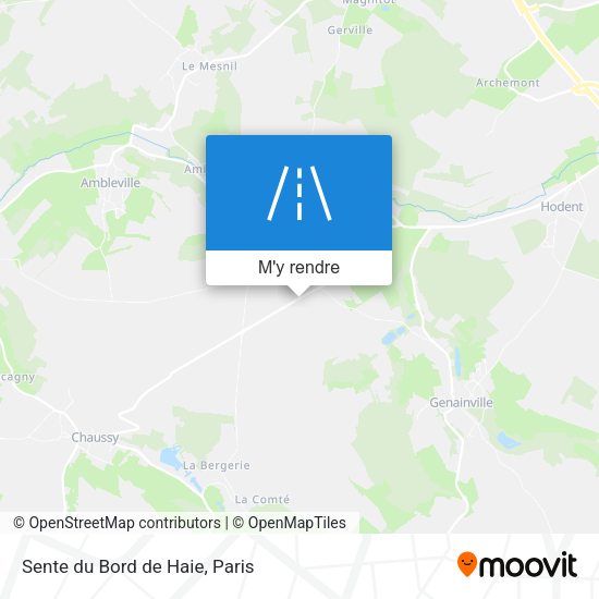 Sente du Bord de Haie plan
