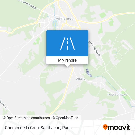 Chemin de la Croix Saint-Jean plan