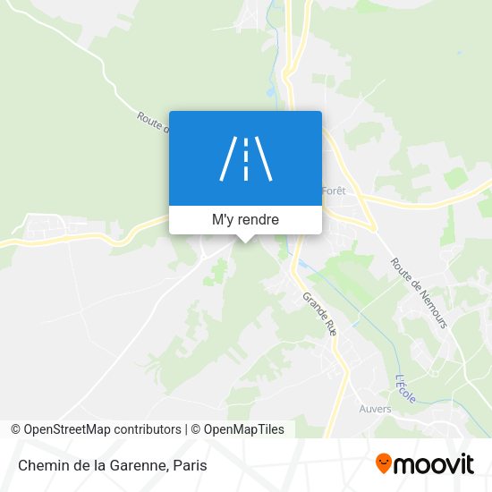 Chemin de la Garenne plan