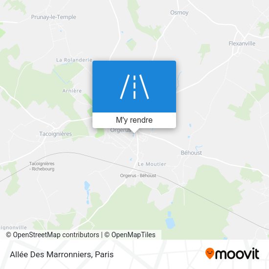 Allée Des Marronniers plan