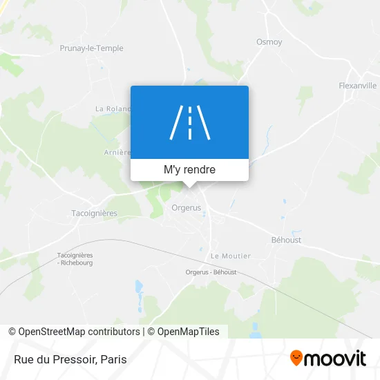 Rue du Pressoir plan