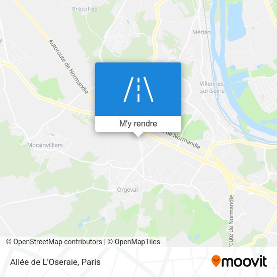 Allée de L'Oseraie plan