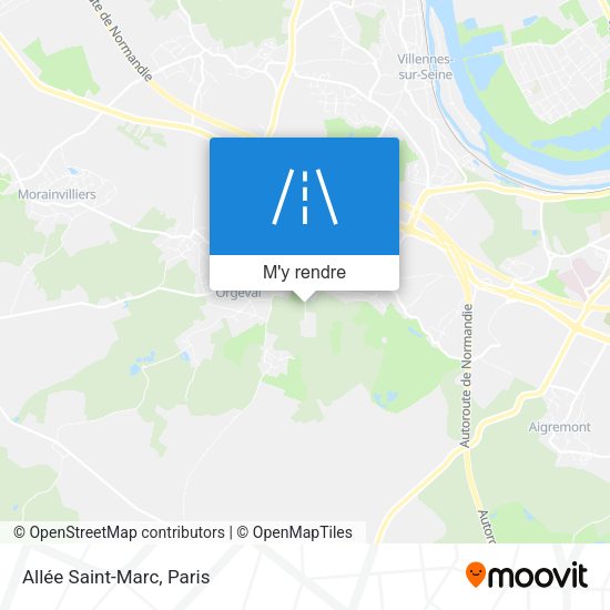 Allée Saint-Marc plan