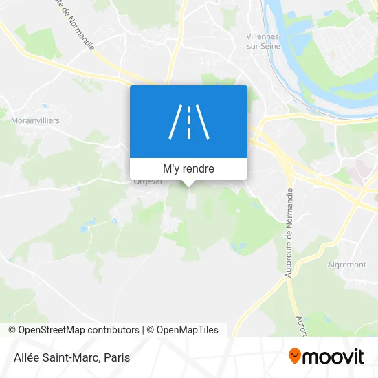 Allée Saint-Marc plan
