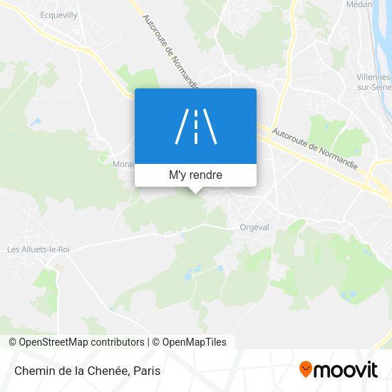 Chemin de la Chenée plan