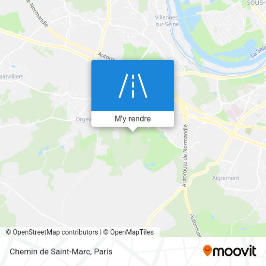 Chemin de Saint-Marc plan