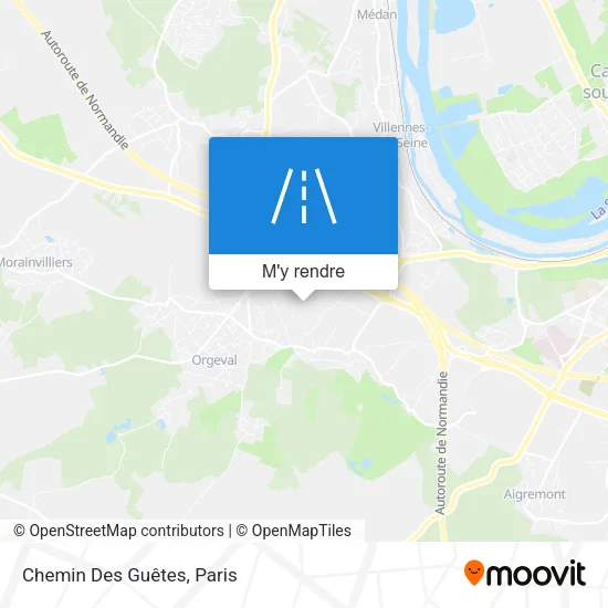 Chemin Des Guêtes plan