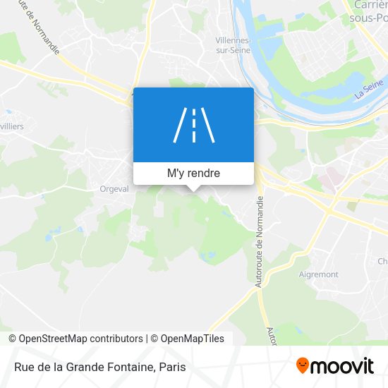 Rue de la Grande Fontaine plan