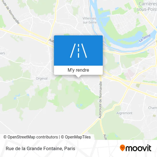 Rue de la Grande Fontaine plan