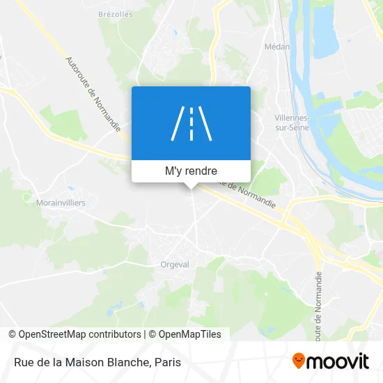 Rue de la Maison Blanche plan