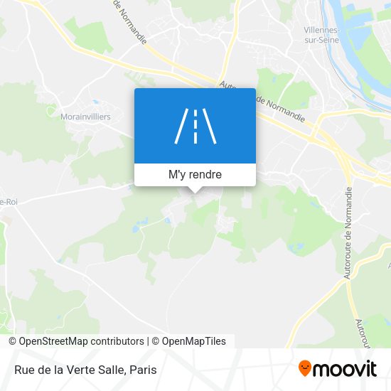 Rue de la Verte Salle plan