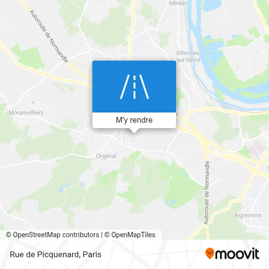 Rue de Picquenard plan