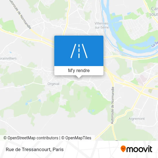 Rue de Tressancourt plan