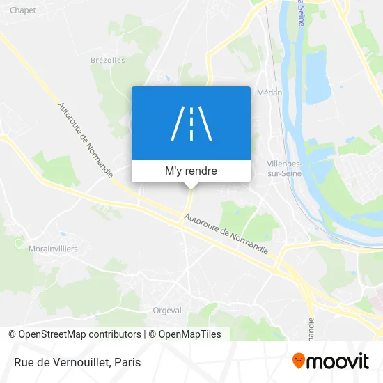 Rue de Vernouillet plan