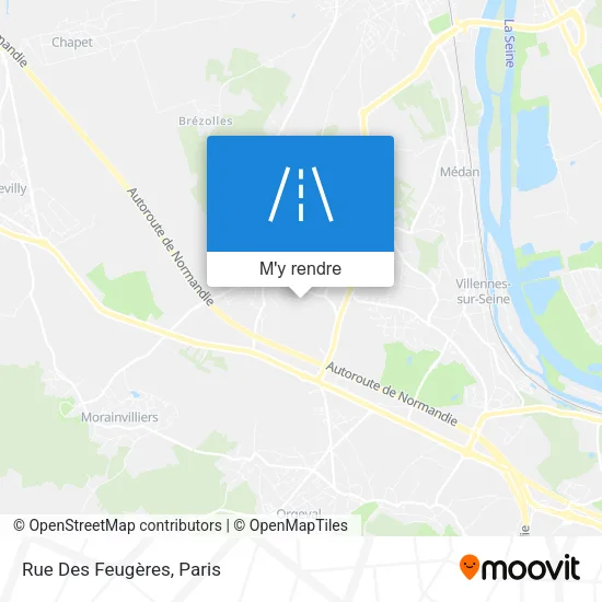 Rue Des Feugères plan