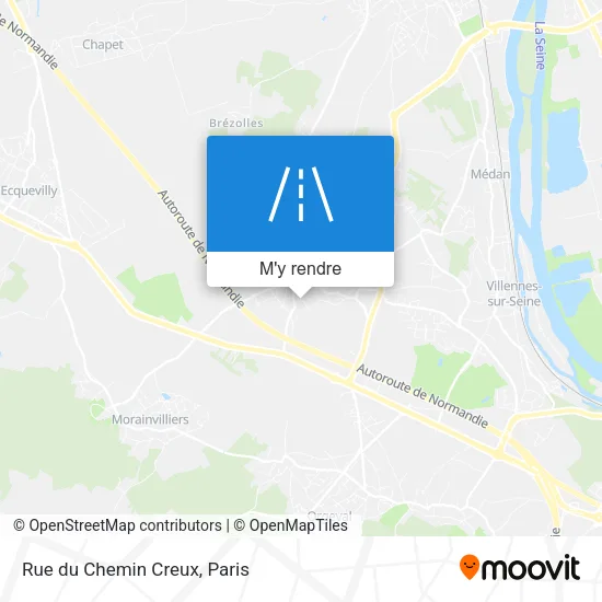 Rue du Chemin Creux plan
