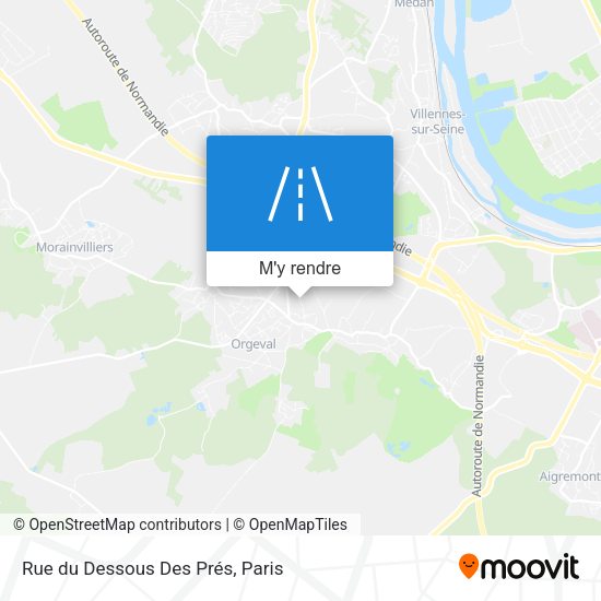 Rue du Dessous Des Prés plan