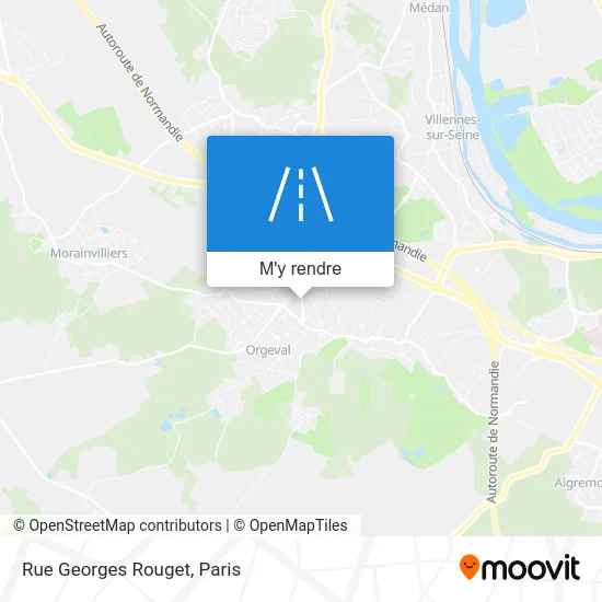 Rue Georges Rouget plan