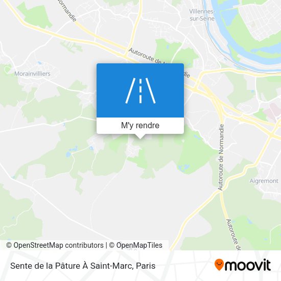 Sente de la Pâture À Saint-Marc plan