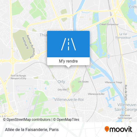 Allée de la Faisanderie plan