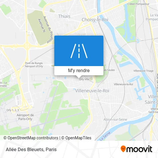 Allée Des Bleuets plan