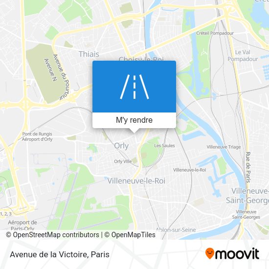 Avenue de la Victoire plan