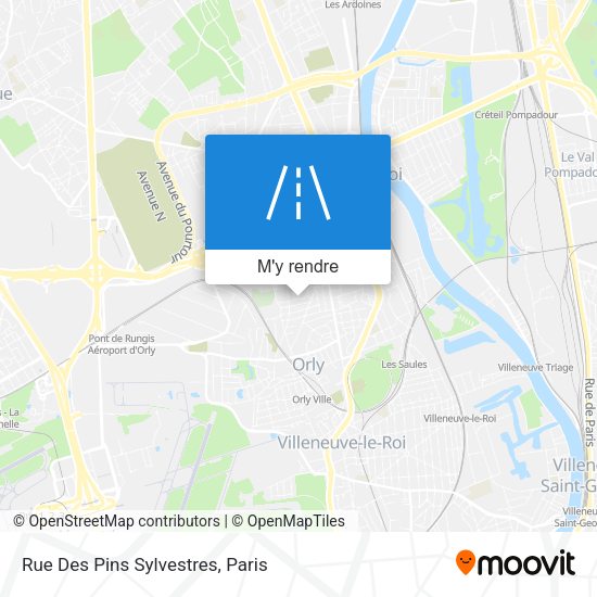 Rue Des Pins Sylvestres plan