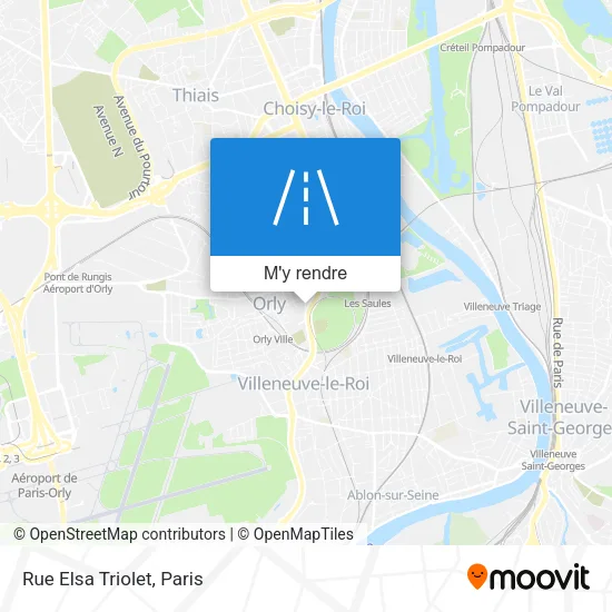 Rue Elsa Triolet plan