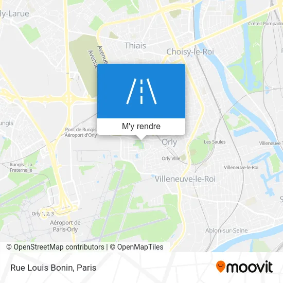 Rue Louis Bonin plan