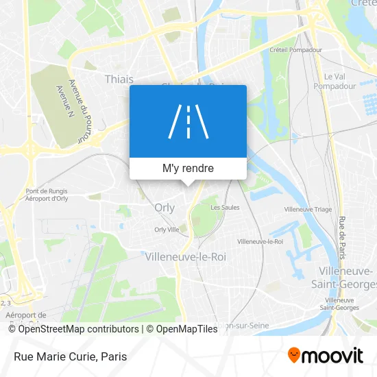 Rue Marie Curie plan