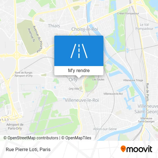 Rue Pierre Loti plan