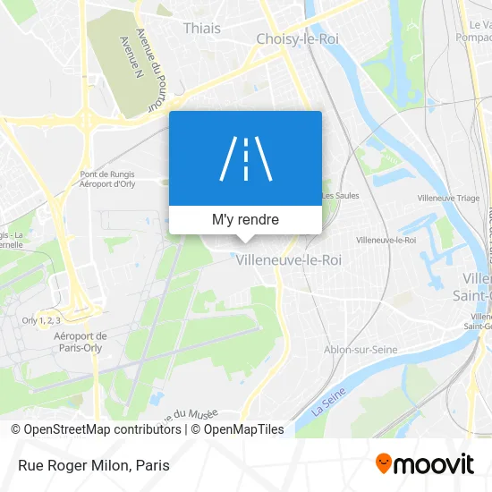 Rue Roger Milon plan