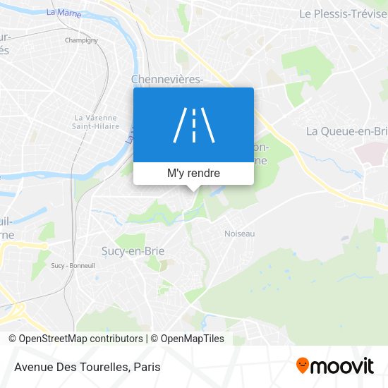 Avenue Des Tourelles plan