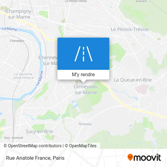 Rue Anatole France plan