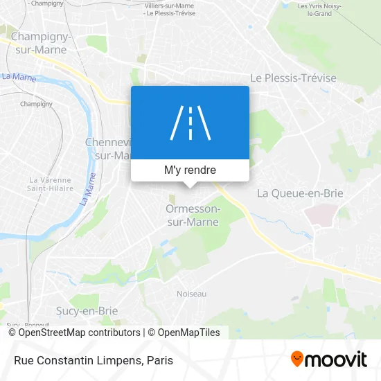 Rue Constantin Limpens plan