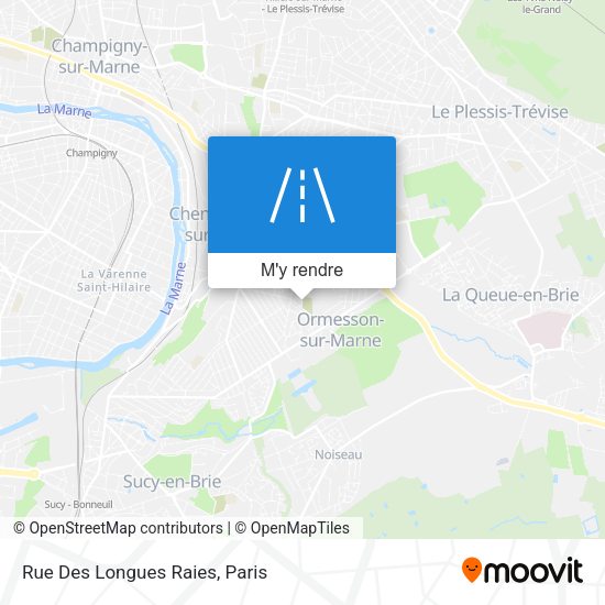 Rue Des Longues Raies plan