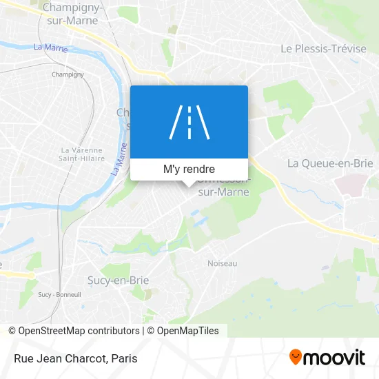 Rue Jean Charcot plan