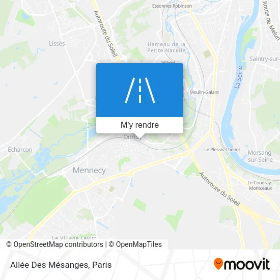 Allée Des Mésanges plan