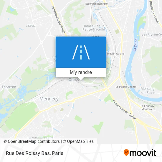 Rue Des Roissy Bas plan