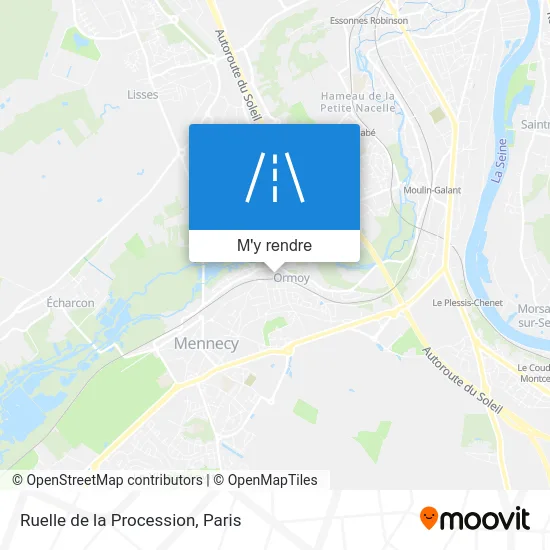 Ruelle de la Procession plan