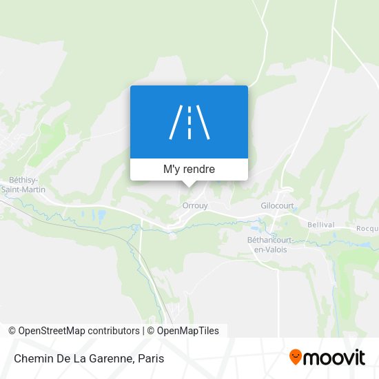 Chemin De La Garenne plan