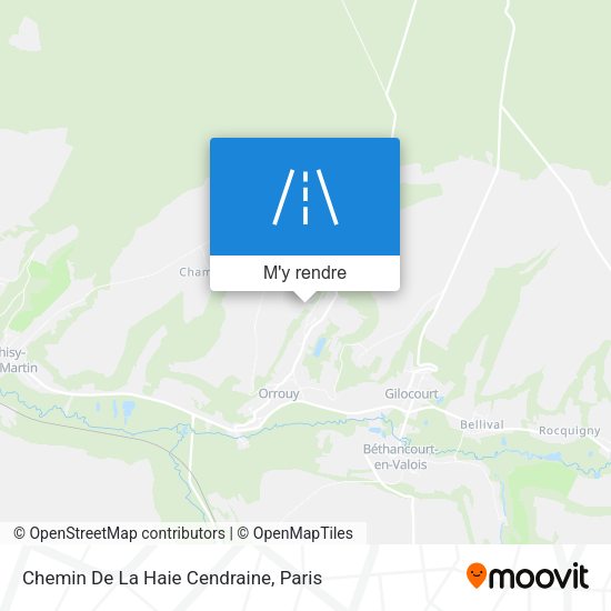 Chemin De La Haie Cendraine plan