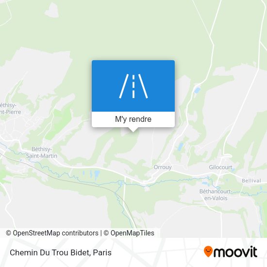 Chemin Du Trou Bidet plan