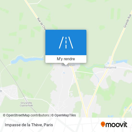 Impasse De La Thève plan