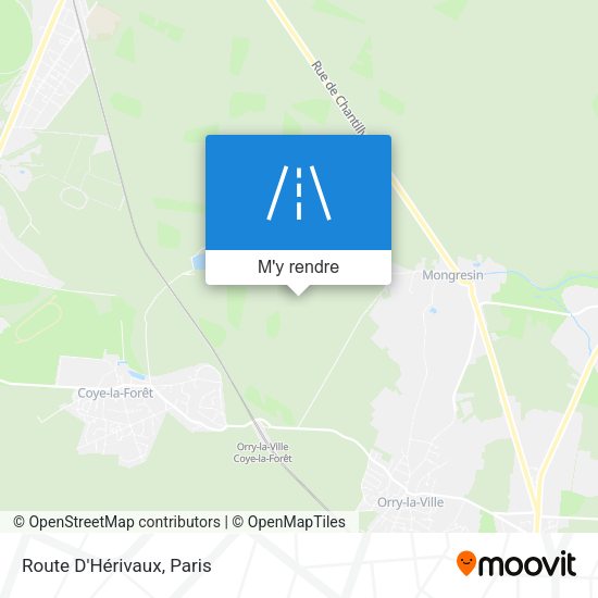 Route D'Hérivaux plan