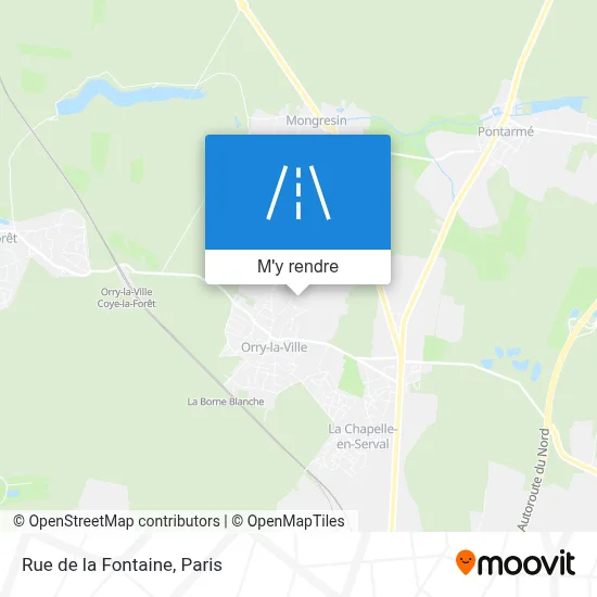 Rue de la Fontaine plan