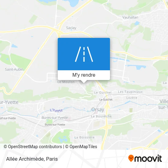 Allée Archimède plan
