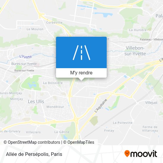 Allée de Persépolis plan